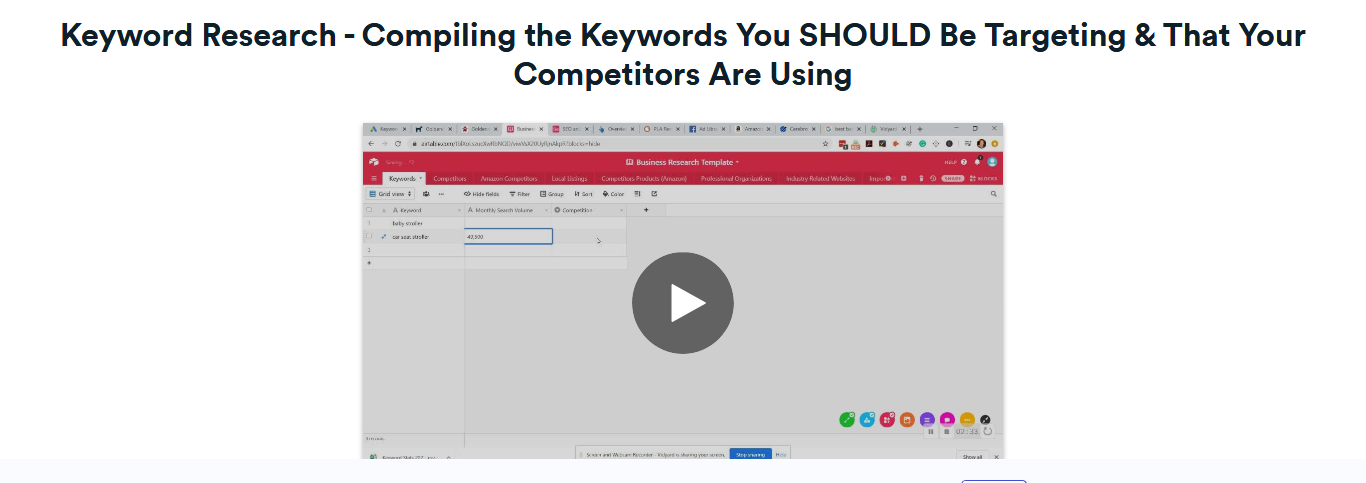 Keyword Research - Compiling the Keywords You SHOULD Be Targeting and That Your Competitors Are Using