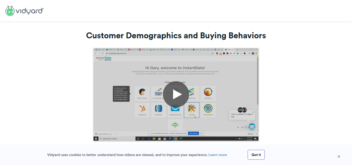 Customer Demographics and Buying Behaviors Gary Nealon